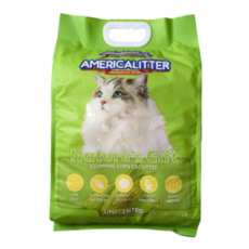 AMERICALLITTER Nature's Gift 凝結玉米貓砂 無香, 4.68kg, 1包, AmericaLitter玉米貓砂 4.68kg