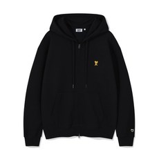 와키윌리 WACKY WILLY 시그니처 키키 와펜 후드집업 블랙 553990, S