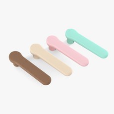 손잡이 커버 문고리 실리콘 심플 미끄럼 방지 안전, 그린_단품 2개, 2개