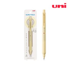 쿠루토가 KS 샤프 크림옐로우 파스텔 M5-KS 유니, 1개, 0.5mm