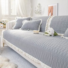 Cozy Aura 부드러운 유럽풍 논슬립 순면 쇼파패드 2~4인용