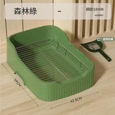 HOOPET 小型狗狗尿盆訓練器 網距18MM, 森林綠, 1個