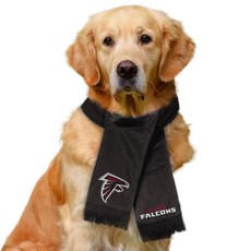 Littlearth NFL 시카고 베어스 애완동물 스카프 - 공식 라이선스 팀 사이즈: 스몰 436794, 애틀랜타 팔콘스