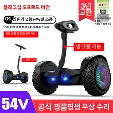 전동휠 호버보드무릅제어36v 1세대 36V 1개, 54v, 54V 플래그십 오프로드판 블랙-삼중 B