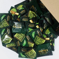 롯데 가나 프리미엄 랑드샤 말차 대용량 행사 모임 간식, 50개, 7.6g