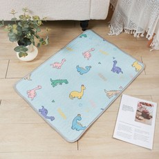 寵物冰絲乳膠墊, 恐龍合集-冰絲乳膠墊,S-40*30cm 建議1.5kg內寵物, 1個