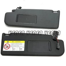 폭스바겐 파사트 B7용 새 블랙 선바이저 한 쌍 (1KD 857 551 B/1KD857551B/1KD, 01 Left And Right