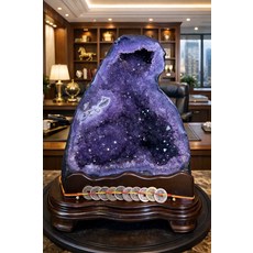 天然紫水晶簇擺件, 紫水晶