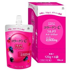 EARTH 地球製藥 膠原蛋白C果凍 巴西莓口味 6入組, 1盒, 720g