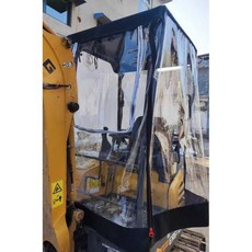 지게차 방수덮개 방풍막 운전석 굴삭기 커버 커튼 고급, 지게차 톤수 및 사이즈 배송메모기입, 1개, 지게차 톤수 및 사이즈 배송 메모