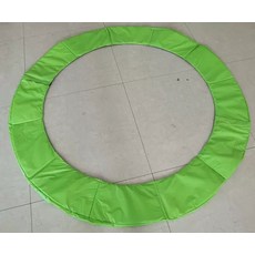 일상감각 대형 트램펄린 덮개 원형 충돌방지 보호패드 녹, 그린 PVC 해면 패드 15피트 직경 4.57m