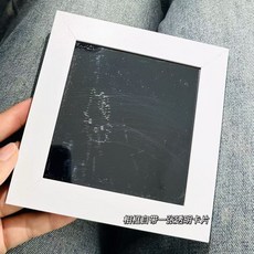 壓克力劃痕全息材料包：全息投影DIY材料包，含反光物料、黑色壓克力板，情侶DIY首選，加急發貨, 單相框【1個】
