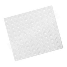 HY 미끄럼 방지 충격 흡수 실리콘 패드 10mm 100개입 유리 도트패드 고무발, 1