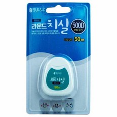 맑은하루 라운드 치실 500D(보통굵기) 민트 50m (16022565)