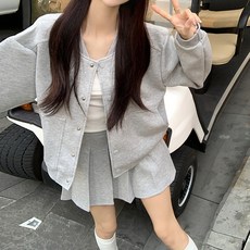 대박난박양 블루종+미니 스커트 SET