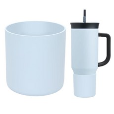 아마존평점4.5+ 미국출고 150373 BKBY Owala 오와라 680.4g(24온스)/1.18L(40온스) 및 Brumate Era 1.2L(40온스) 텀블러와 호환되는 실, 그레이트 블루