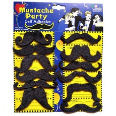 콧수염 스티커 2탄 12개입 가짜 수염 분장 할로윈 파티 용품, 상세페이지 참조, 1개