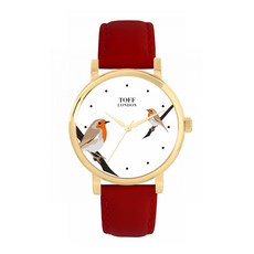 Toff London 토프 런던 TLWS-93793 레이디스 로빈스 버드 워치 612474