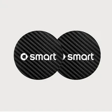 호환 2개 차량 컵홀더 매트 미끄럼 방지 패드 (AMG B W206 W211 W212 W201 W210 W168 GLC W176 W124 W126 W, 02 CF