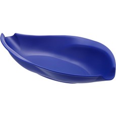 uxcell 커피 원두 트레이 350g 디스플레이 접시 재사용 가능한 플라스틱 계량 보관 용기 홈 카페 전시회 및 전시 파란색, Blue