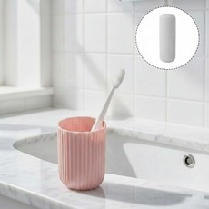 휴대용 칫솔케이스 여행용 양치컵 알약캡슐 치약 보관, 민트