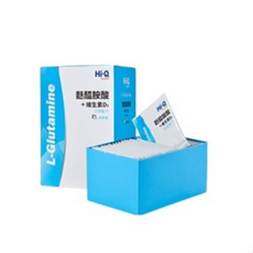 Hi-Q 麩醯胺酸維生素D3粉包，獨立包裝，補充體力，維持骨骼健康, 1個, 左旋麩醯胺酸+D3 30包