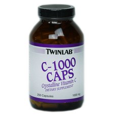 TWINLAB C-1000膠囊, 250顆, 1罐