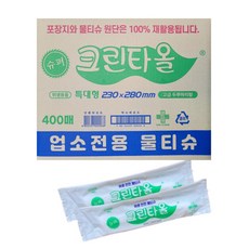 크린타올 물티슈400매(업소용), 400개, 1세트