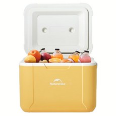 네이처하이크 휘슬 PU 캠핑용 아이스박스, 5L, 우유노란색