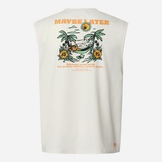 보드라이더스 빌라봉 남성 RELAX MUSCLE 오버핏 슬리브리스 래쉬가드 (AG11RE095WHT)_CA