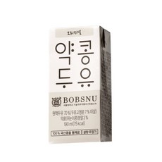 서울대 밥스누 두유 오리지널 약콩두유 국산콩두유 190ml 24개 190ml/24개