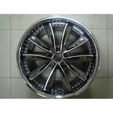 FK鋁圈 18吋 5/112 B095 黑電渡車面鋁合金輪圈，適用多款車型，提升操控與外觀, 1個