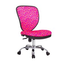 GXG 兒童半網數字椅 TW102G (金屬腳座), 桃紅(請備註規格), 1個