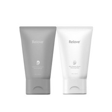 RELOVE 拋光酵母面膜 白灰組合, 1組, 2入
