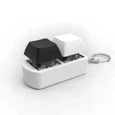 피젯큐브 피젯장난감 스트레스 해소 DIY 키보드 키캡 피젯 토이 파티 캡 손가락 단추 핑거 2 키 3 4/9, 2 Keys 블랙, 1개