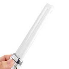 웨일베리나 교체용 긴수명일자형사각소켓램프 FPX-13W (주광색) 주방 실내등 형광등 거실조명 거실등조명 일자등, 전구색(오렌지)