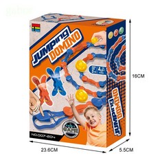 彈跳夾子 類骨牌 益智玩具 室內玩具 啟發玩具【苗栗現貨&含發票】, 1個, 盒裝, 藍色、橘色、黃色