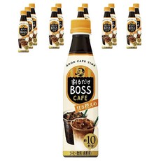 日本 BOSS 微糖濃縮咖啡液, 12個, 340ml