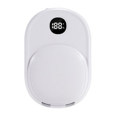 UV 칫솔 살균기 살균 기능이 있는 벽걸이형 욕실 홀더 1800mAh 충전 시간 기능, white
