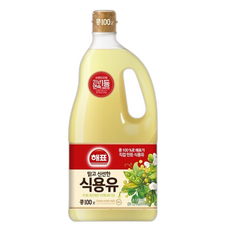 해표 식용유 콩기름, 5개, 1.8L