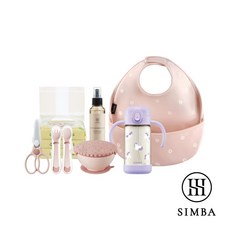 小獅王辛巴 PPSU兒童學習水杯副食品全能餐食組 300ml, 1個, 全能餐食組(300ml吸管獨角獸)+ 紙