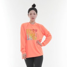 일루소 서프ING 오버핏 긴팔 여성용 래쉬가드