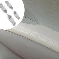 시빅 세대 세단 년형에 하게 맞는 가죽 자동차 내부 도어 팔걸이 패널 커버 스티커 트림, 1. Grey, A. For 2006-2011