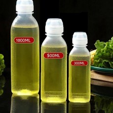 PP5 尖叫油瓶 廚房調料瓶 擠壓式控油瓶, 1個, 健康控量控油 300ML PP5安全,不掛油+不滴油 1瓶裝 安全健康