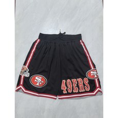 NBA 저스트 돈 NFL 49ers 포켓 볼 팬츠 농구 반바지