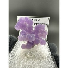 The Crystal Circle 印尼紫葡萄玉髓 葡萄狀礦物標本 紫色晶石, 1個
