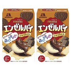 MORINAGA 森永 迷你天使派 巧克力焦糖 8入, 2個