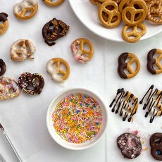 초코 프레첼 만들기 세트 베이킹 키트 수제 초콜릿, 1개