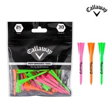 [캘러웨이] 퍼포먼스 플라스틱 골프티, 30개