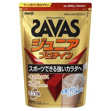 meiji 明治 SAVAS Junior Protein 100孩童蛋白粉 可可口味, 1包, 840g